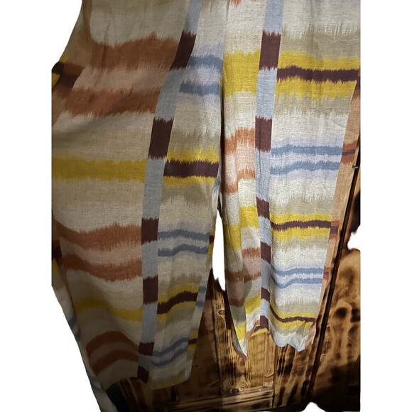 Anthropologie Ranna Gill Jumpsuit Open Back Flax & Linen Blend Size XS - Picture 3 of 8